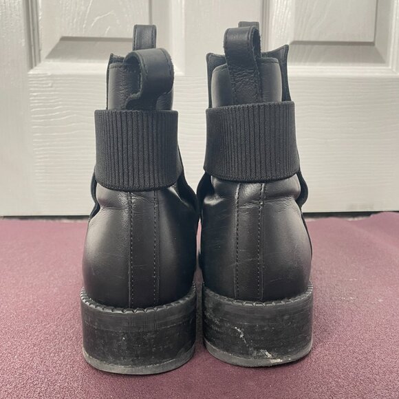 COS Black Leather Chelsea Ankle Boots EU 39 / 9 - Picture 3 of 7